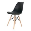 Ver imagem 2 de Kit 2 Cadeiras Saarinen Leda Sked Base Eiffel - Design Preto