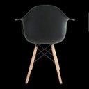 Ver imagem 4 de Poltrona Cadeira Charles Eames Wood Dkr Eiffel com Braço - Design Preto
