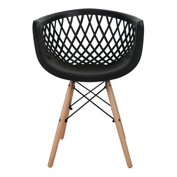 Kit 4 Cadeiras Web Cloe Clarice - Design Preto - 3