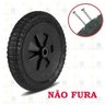 Roda/Pneu Sem Câmara Para Carrinho De Mão Eixo 1/2" Resistente - 5