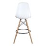 Banqueta Alta Charles Eames Wood DKR Eiffel - Design Branca - 4