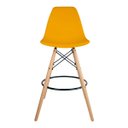 Ver imagem 2 de Banqueta Alta Charles Eames Wood DKR Eiffel - Design Amarelo