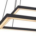 Ver imagem 3 de Lustre Pendente Newline Fit LED 747 Bivolt Preto 3000K Luz Amarela