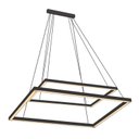 Ver imagem 2 de Lustre Pendente Newline Fit LED 747 Bivolt Preto 3000K Luz Amarela