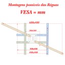 Ver imagem 4 de SUPORTE TV 10" a 65" VESA 600X400 4 MOVIMENTOS BRANCO