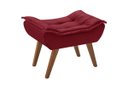 Ver imagem 1 de Puff Decorativo Opalla Suede para Sala Unidecor Bordô