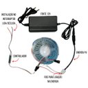 Ver imagem 2 de Fita de Led com Efeito Sequencial de Correr 12v Rolo de 5m Modelo 2835 com Controlador Básico para P