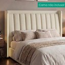 Ver imagem 2 de Cabeceira Casal 140 cm Lumina LED com Frame Corino Tcs 725 Peer