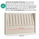 Ver imagem 6 de Cabeceira Casal 140 cm Lumina LED com Frame Corino Tcs 725 Peer