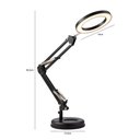 Ver mais imagens de Abajur Led MBLED Ring Light Bivolt 3000K Luz Amarela Preto