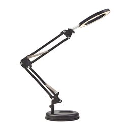 Abajur Led MBLED Ring Light Bivolt 3000K Luz Amarela Preto - 2