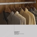 Ver imagem 7 de Comoda 7 Gavetas 2 Protas Spaterias com Rodinhas London - Nanda Decor:amendola Touch