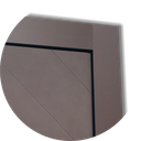 Ver imagem 5 de Porta Lambril Savana c/Puxador e. Super Marrom Corten Dourado 100 Brimak