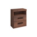 Ver imagem 2 de Mesa de Cabeceira Criado Compacto Quarto Cama Café