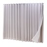 Cortina Blackout com linho 2,80x2,50 Para Trilho Duplo:Palha - 3