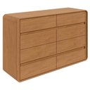 Ver imagem 2 de Comoda 8 Gavetas Easy Like Amendoa Clean