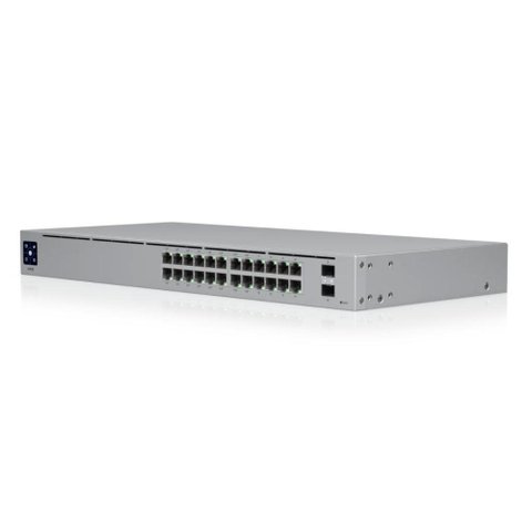 Switch 24 Portas Ubiquiti Unifi - 24 Portas Gigabit - 2 Portas Sfp Gigabit - Poe+ - Gerenciável