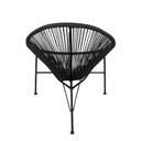 Ver imagem 4 de Cadeira Acapulco Preta MOR DISTRIBUIDORA