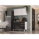 Ver imagem 1 de Cozinha Modulada Campacta 2 Peças com Tampo Dora Luciane Móveis