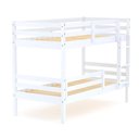 Ver imagem 1 de Beliche Solteiro Eco com Grade de Proteção Madeira Maciça Branco Mobilistore