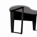 Ver imagem 5 de Mesa Escrivaninha Orgânica Linear 173cm x 94cm Pés Metal para Escritório Home Office F5 Corporate Cinza/Sagrado com Preto