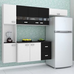 Cozinha Compacta Julia 4 Peças 8 Portas 2 Gavetas Poquema - 1