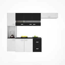 Cozinha Compacta Julia 4 Peças 8 Portas 2 Gavetas Poquema - 2