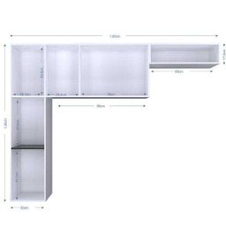 Cozinha Compacta Júlia 3 Peças 6 Portas Poquema - 2