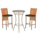 Ver imagem 1 de Mesa Bistro e 2 Banquetas Roma Fendi Corda Náutica 13 Trama Original