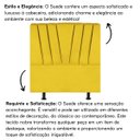 Ver imagem 5 de Cabeceira Estofada Cama Box King 195 Cm Louise Suede:amarelo