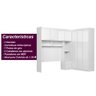 Guarda Roupa Modulado 7 Portas 3 Gavetas Veneza - Branco - 5