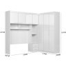 Guarda Roupa Modulado 7 Portas 3 Gavetas Veneza - Branco - 2