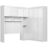 Guarda Roupa Modulado 7 Portas 3 Gavetas Veneza - Branco - 10