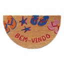 Ver imagem 4 de Capacho Meia Lua Fibra de Coco 60x33cm - Komeco Natural
