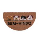 Ver imagem 5 de Capacho Meia Lua Fibra de Coco 60x33cm - Komeco Natural