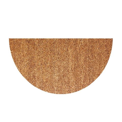 Capacho Meia Lua Fibra de Coco 60x33cm - Komeco Natural
