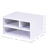 Suporte de Impressora Organizador de Mesa para Casa e Escritório com 3 Compartimentos - 3