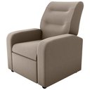 Ver imagem 2 de Poltrona Decorativa Reclinável Cecilia Veludo Light Cappuccino