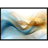 Quadro Decorativo Abstrato com Moldura Caixa, Ideal para Ambiente de Sala e Quarto - 1