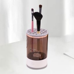 Limpador de Pincel Maquiagem Automatico Usb Remove Sujeira Potente Vibraçao Limpeza Profunda Potente - 2