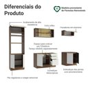 Ver imagem 4 de Armário de Cozinha Completa 270 Cm Rustic/branco Veludo Lux Madesa 06