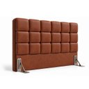 Ver imagem 3 de Cabeceira Cama Box Casal 138cm Estofada Bouclé Boss:Marrom