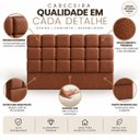 Ver imagem 6 de Cabeceira Cama Box Casal 138cm Estofada Bouclé Boss:Marrom