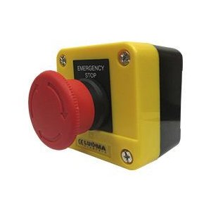 Botoeira com 1 Botao Emergencia Lk Xal J 174 Am Lukma