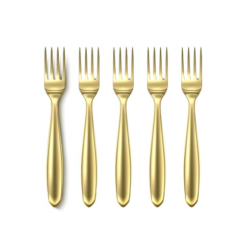 Kit de Garfos Descartáveis para Refeição Linha Premium 16 Unidades Silverplastic