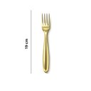 Ver imagem 2 de Kit de Garfos Descartáveis para Refeição Linha Premium 16 Unidades Silverplastic