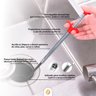 Desentupidor Limpador Pegador Garras para Pias Ralos Canos - 3