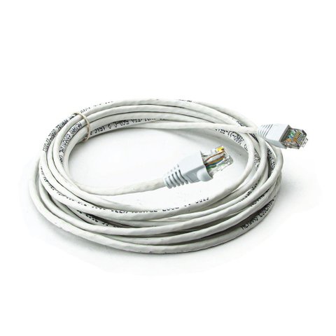 Cabo de Rede Nexans Cat5e Montado Branco - 80 Metros