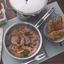 Ver imagem 3 de Frigideira Aço Inox com Fundo Triplo 20cm Allegra Tramontina