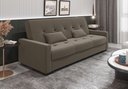 Ver imagem 1 de Sofá Cama Lavínia 3 Lugares Veludo Capuccino Matrix